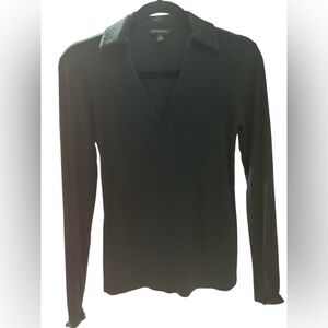 Banana Republic Black Button Down Shirt